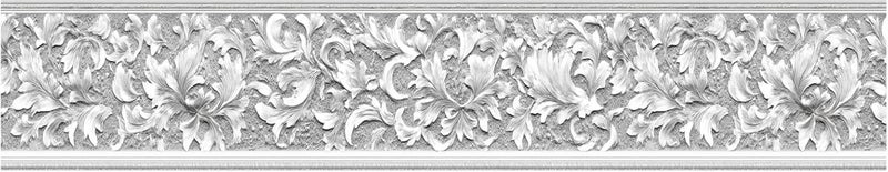 IOHEFY Floral Wallpaper Border 196x4 Inch Vintage Peel and Stick Wall Border Pink Orange Flowers with Green Leaves Removable Vinyl Wall Trim Sticker for Kitchen Bathroom Living Room Bedroom Home Decor - Image 4